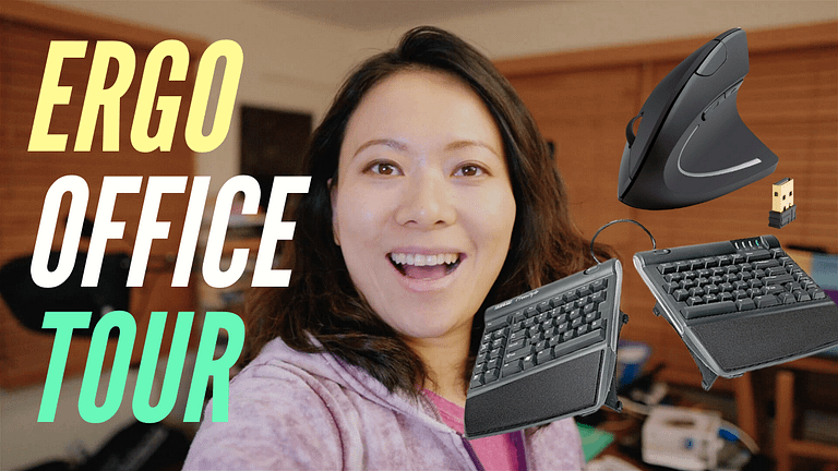 Ergonomics office tour & gadgets for podcasting and recording