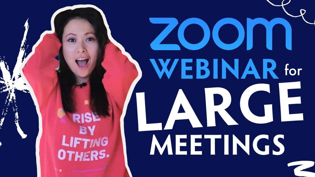 Zoom Webinar Tips and Setup for Large Meetings