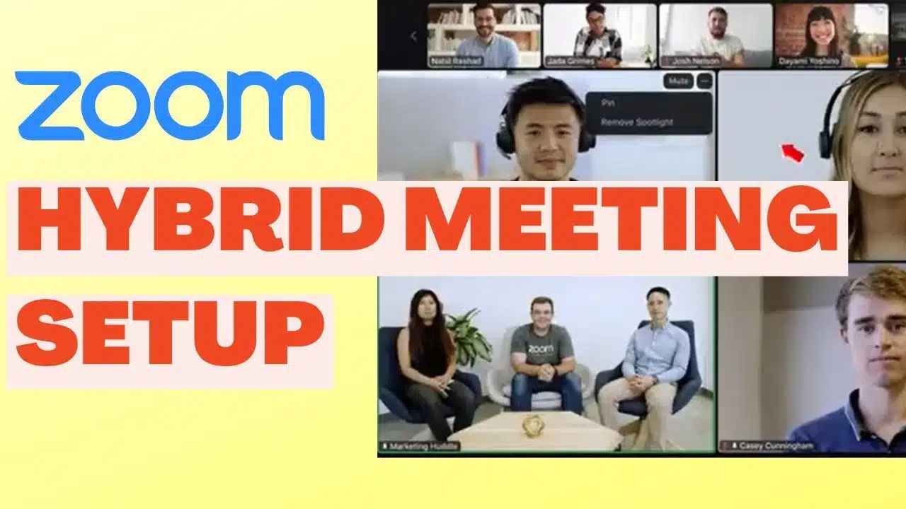 Zoom Hybrid Meeting – Setup and Tips for Beginners