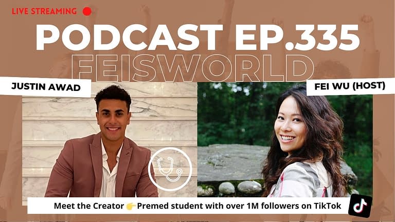 Justin Awad: Premed student with 1M+ followers on TikTok, Instagram and YouTube (#335)