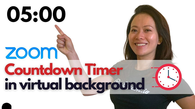 Ready-To-Use Zoom Countdown Timer Videos on Virtual Background (No Design Needed!)