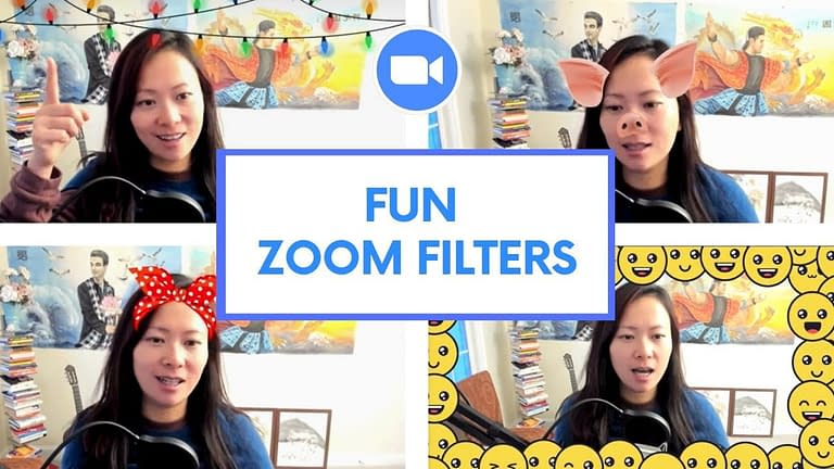 Zoom Video Filters for Fun Meetings and Casual Fridays