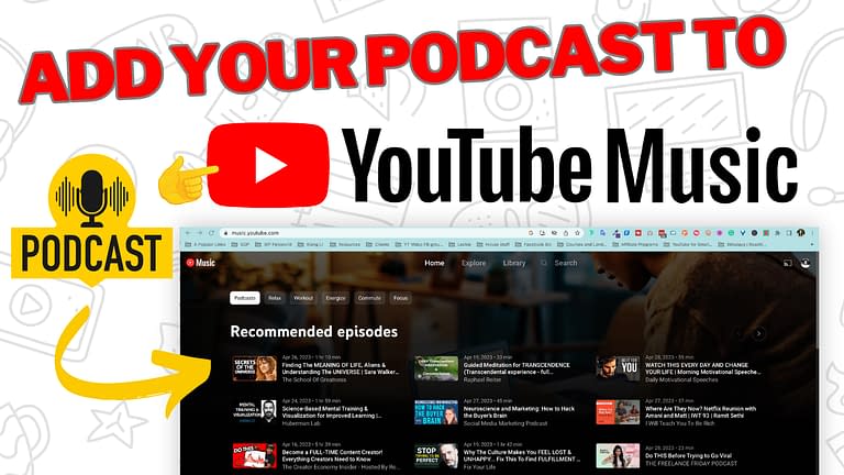 How to Add a Podcast to YouTube Music (2023)