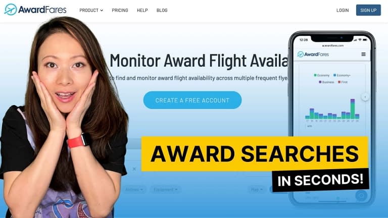 AwardFares: The Google Flights for Searching Award Tickets (2023)