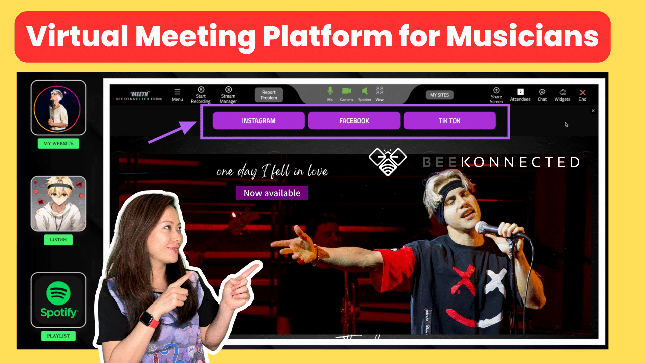 BeeKonnected: Transform Your Portfolio and Brand as a Musician in Virtual Meetings (2024)