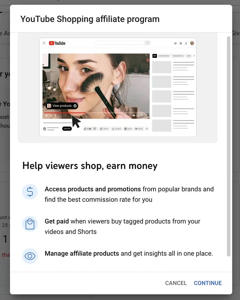YouTube Shopping Affiliate Program - How to Join