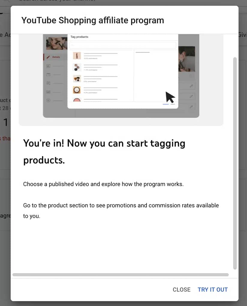 YouTube Shopping Affiliate Program - How to Join