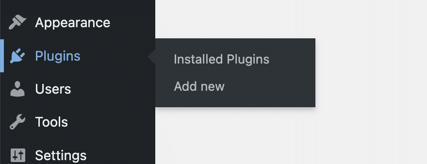 Wordpress dashboard