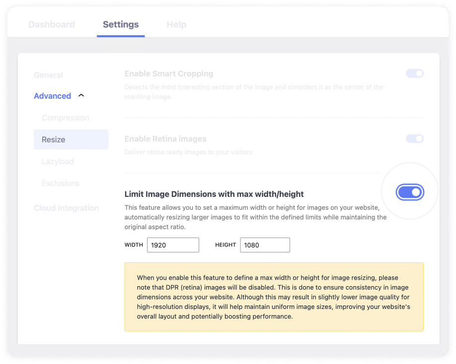 Optimole 3.8 new features