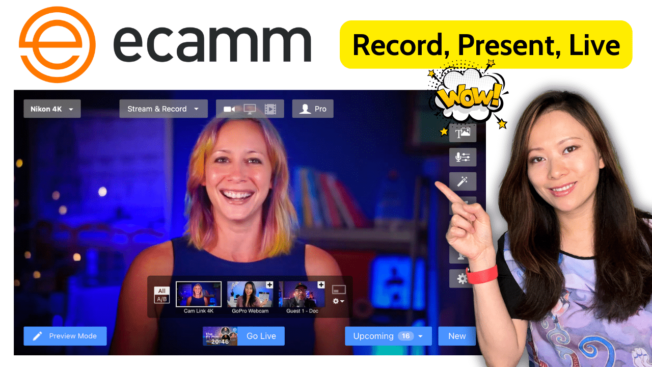 Ecamm Live: The Ultimate Virtual Camera, Video Recording And